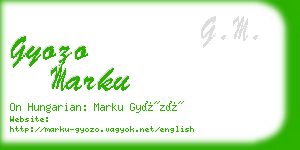 gyozo marku business card